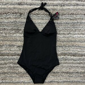 Bras N Things Black One Piece Bikini Sz 12 NWT | One Piece Swimwear | One Piece